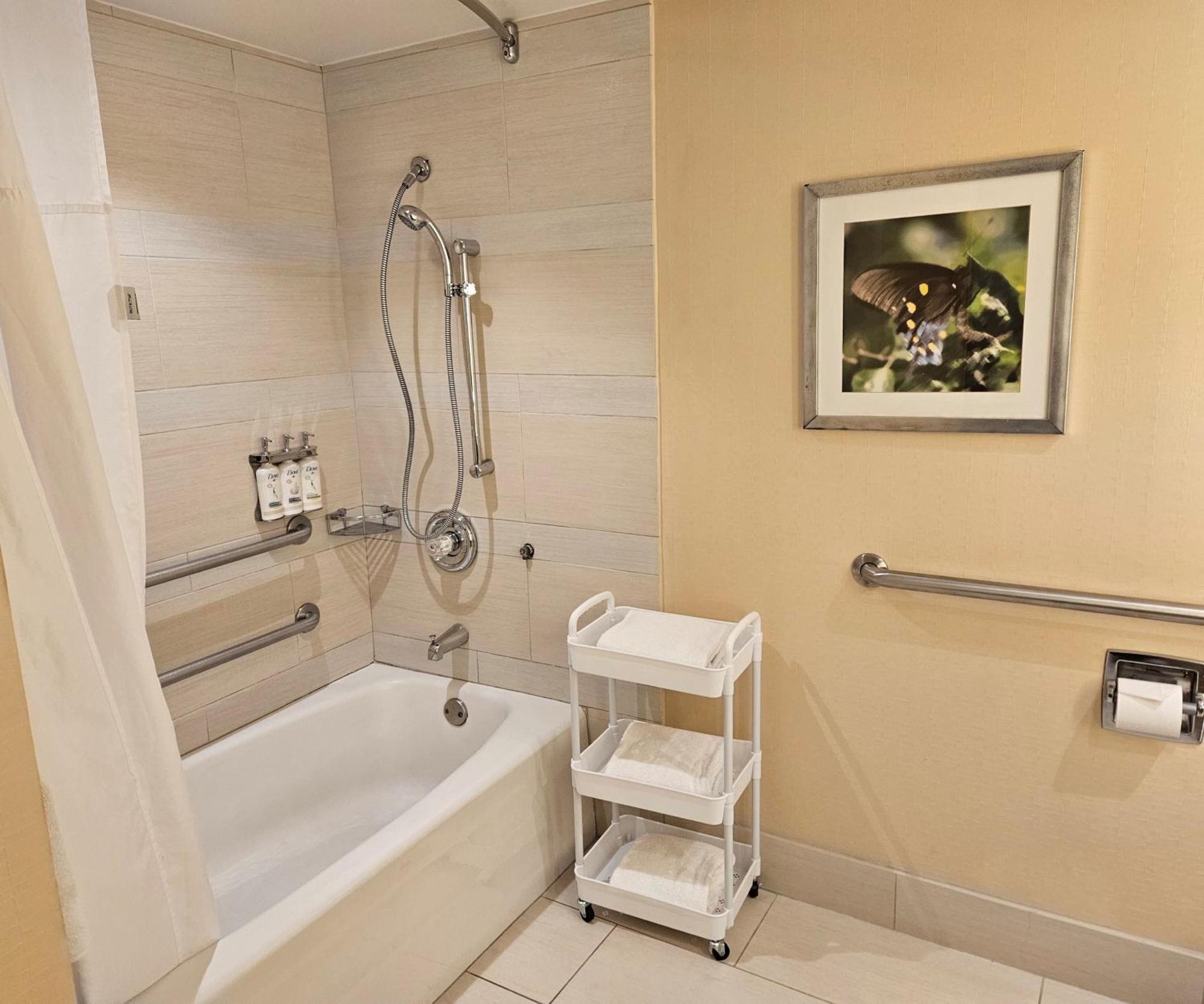Double Room Mobility Accessible Tub View